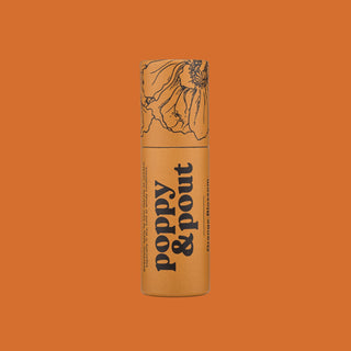 A poppy & pout lip balm. 