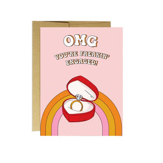 greeting card for an engagement