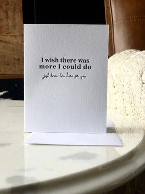 Wish There Was More Card